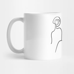 Women abstraction. Mug